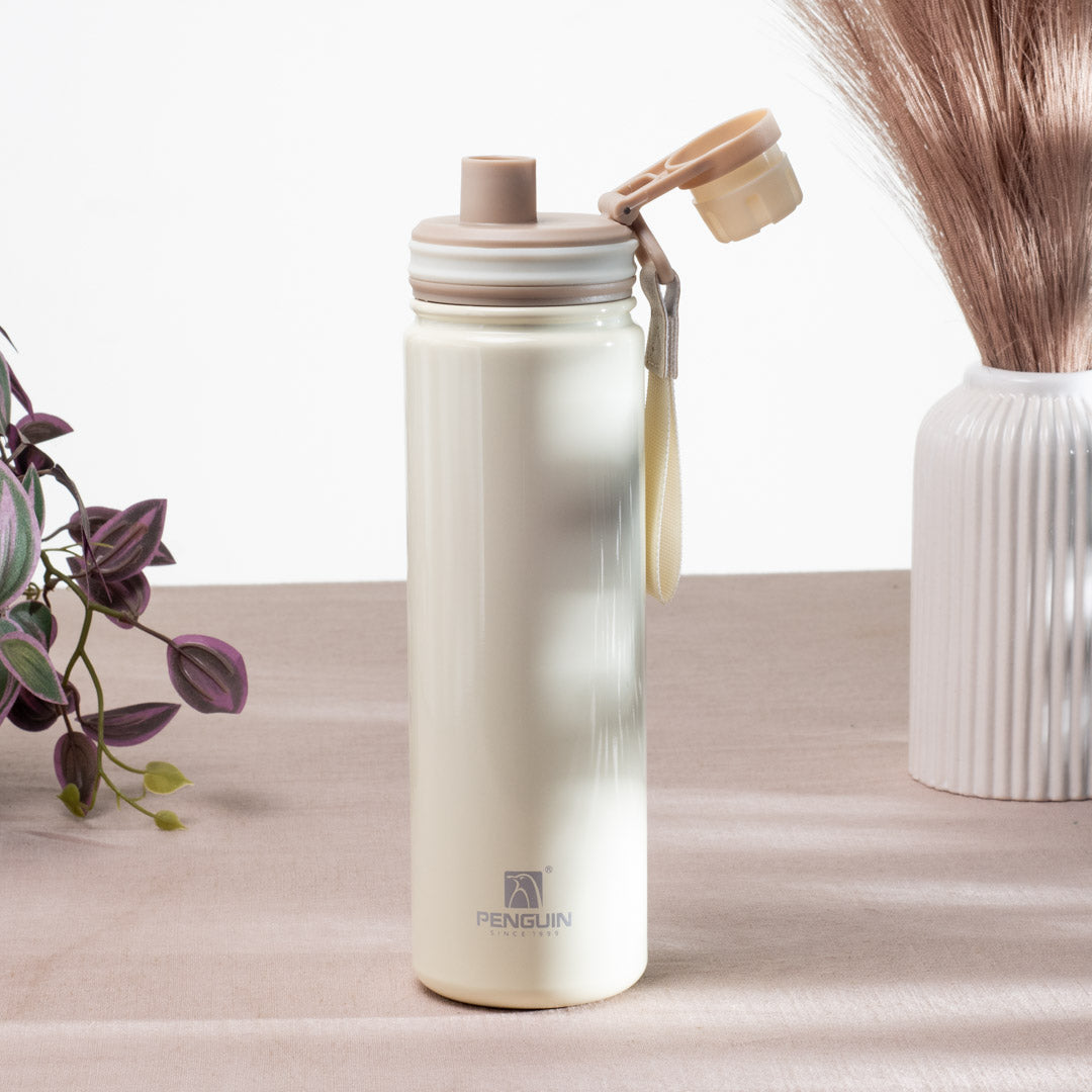 Penguin Anti-Rust Metallic Bottle – 750ml-24×6 cm