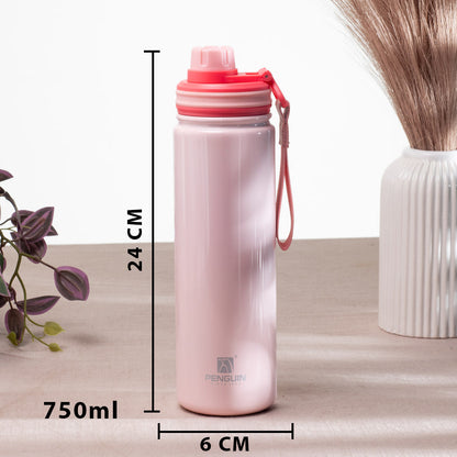 Penguin Anti-Rust Metallic Bottle – 750ml-24×6 cm
