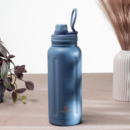 Penguin Matte Anti-Rust Stainless Steel Bottle – 1000ml-24×9 cm
