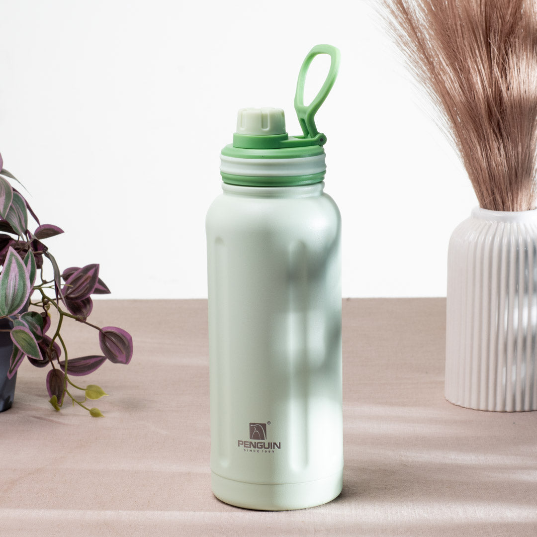 Penguin Matte Anti-Rust Stainless Steel Bottle – 1000ml-24×9 cm