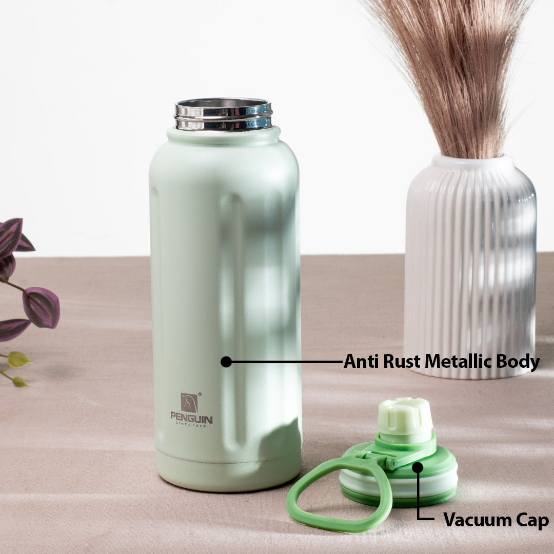 Penguin Matte Anti-Rust Stainless Steel Bottle – 1000ml-24×9 cm