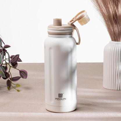 Penguin Matte Anti-Rust Stainless Steel Bottle – 1000ml-24×9 cm