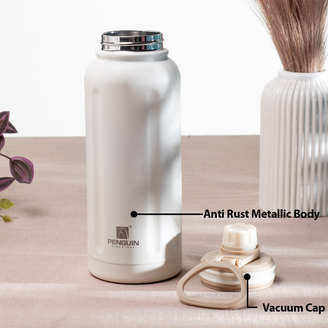 Penguin Matte Anti-Rust Stainless Steel Bottle – 1000ml-24×9 cm
