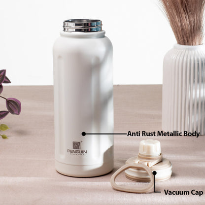 Penguin Matte Anti-Rust Stainless Steel Bottle – 1000ml-24×9 cm