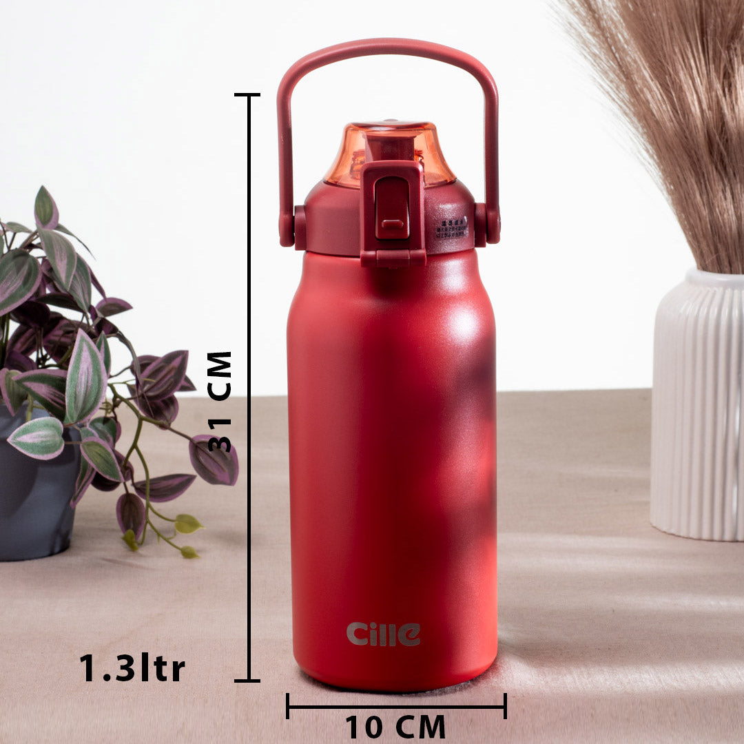 Anti-Rust Metallic Flask – 1.3L-31×10 cm