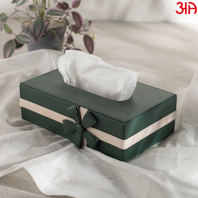 Bow Design Tissue Box (24x14x8)CM