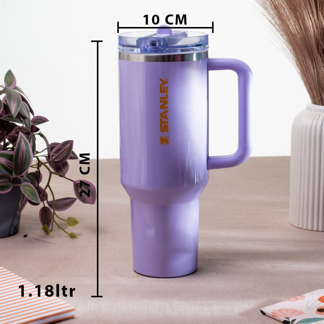 Stanley Quencher H2.0 FlowState Tumbler - 1.18L Insulated Travel Mug (27x10 cm)