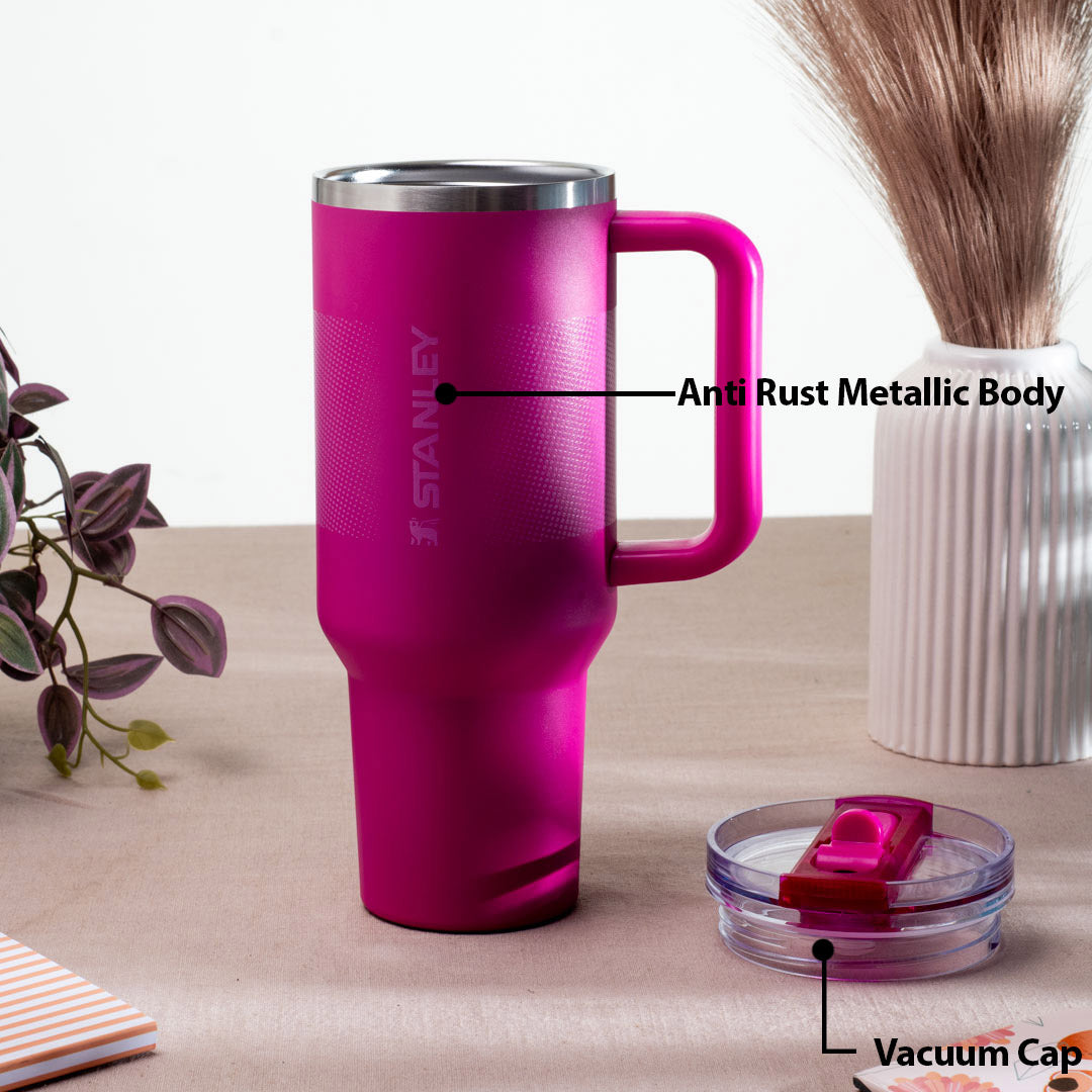 Stanley Quencher H2.0 FlowState Tumbler - 1.18L Insulated Travel Mug (27x10 cm)