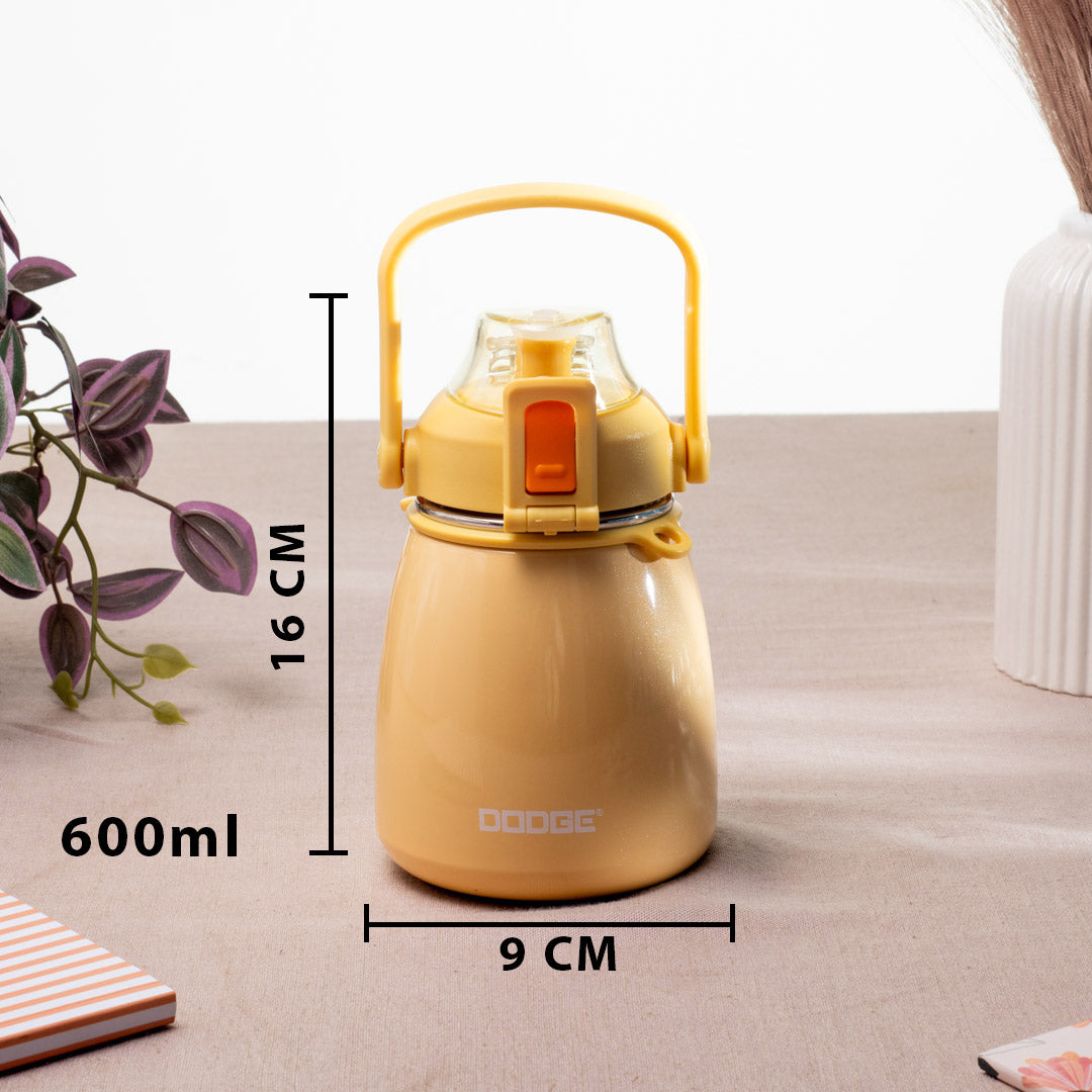 DODGE Insulated Water Bottle - Anti-Rust Metallic Body (16x9 cm)