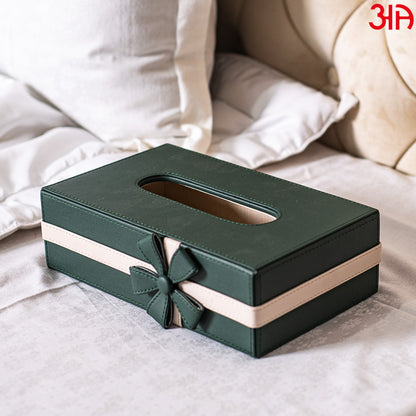 Bow Design Tissue Box (24x14x8)CM