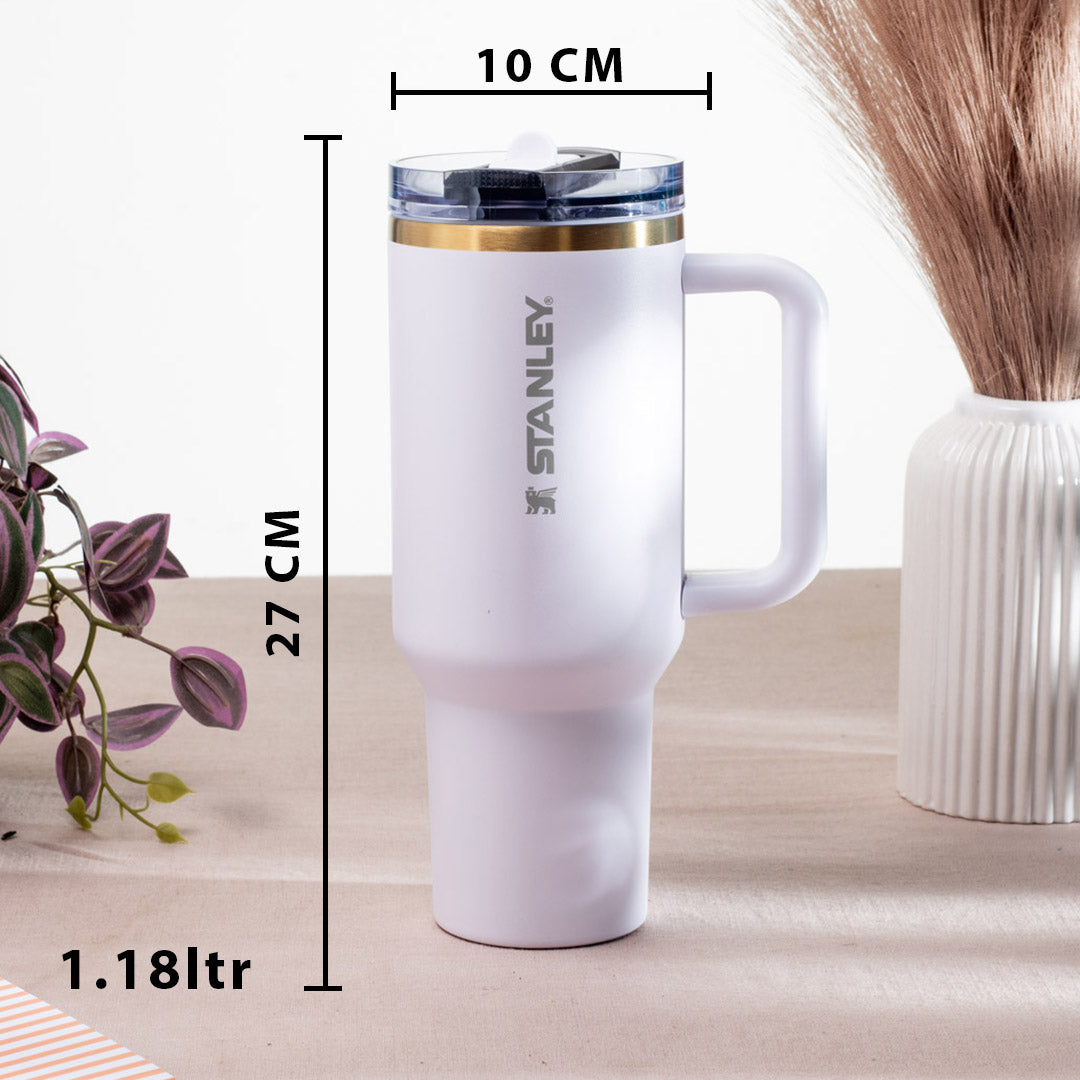 Stanley Quencher H2.0 FlowState Tumbler - 1.18L Insulated Travel Mug (27x10 cm)