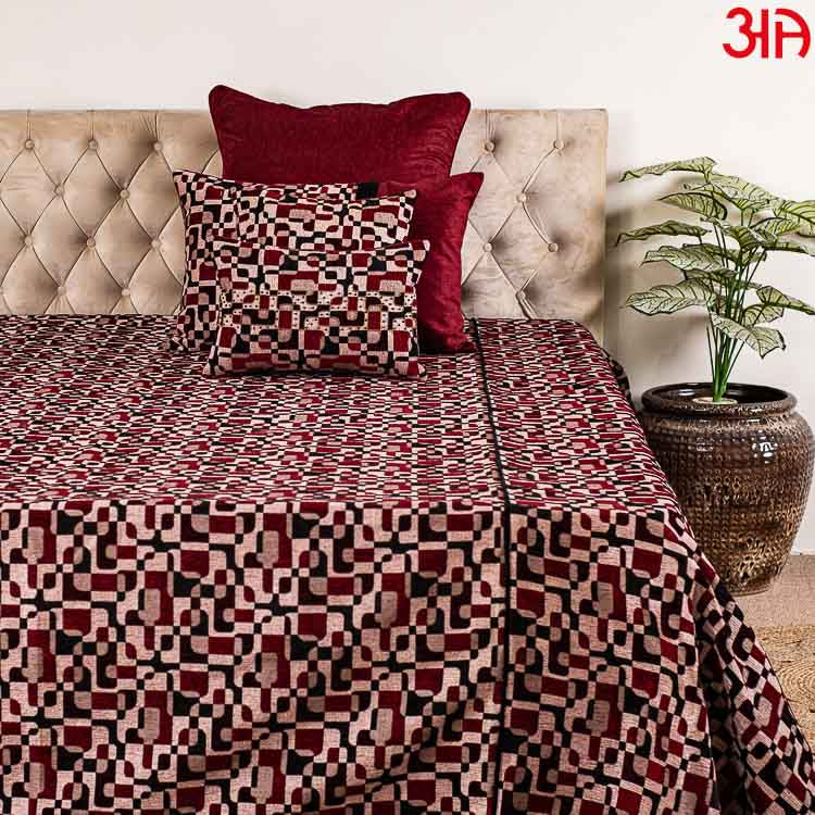 Chennile bedcover 8 pcs set