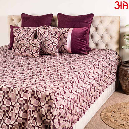 Chennile bedcover 8 pcs set