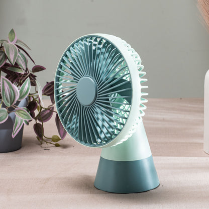 Desktop Table Fan – 16 x 24 x 10 CM-Green Plastic Body