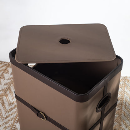 Buckle Design Laundry Box (16x11x24) Inch
