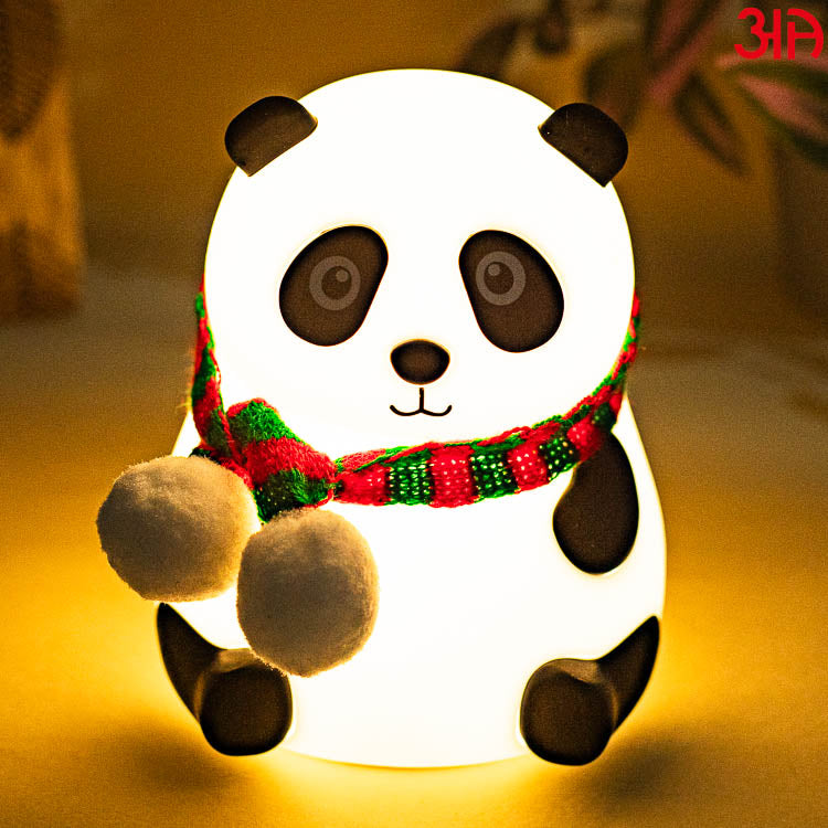 Glowning Panda Printed Lamp