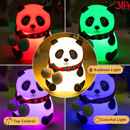 Glowning Panda Printed Lamp