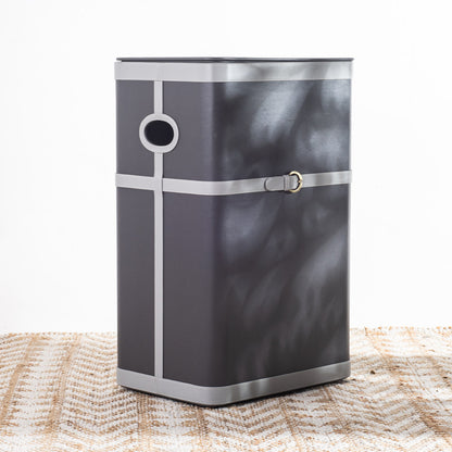 Buckle Design Laundry Box (16x11x24) Inch