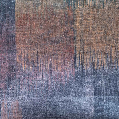 Midnight Abstract Glossy Velvet &amp; Satin Cushion Cover – 16x16 Inch-DGN-2
