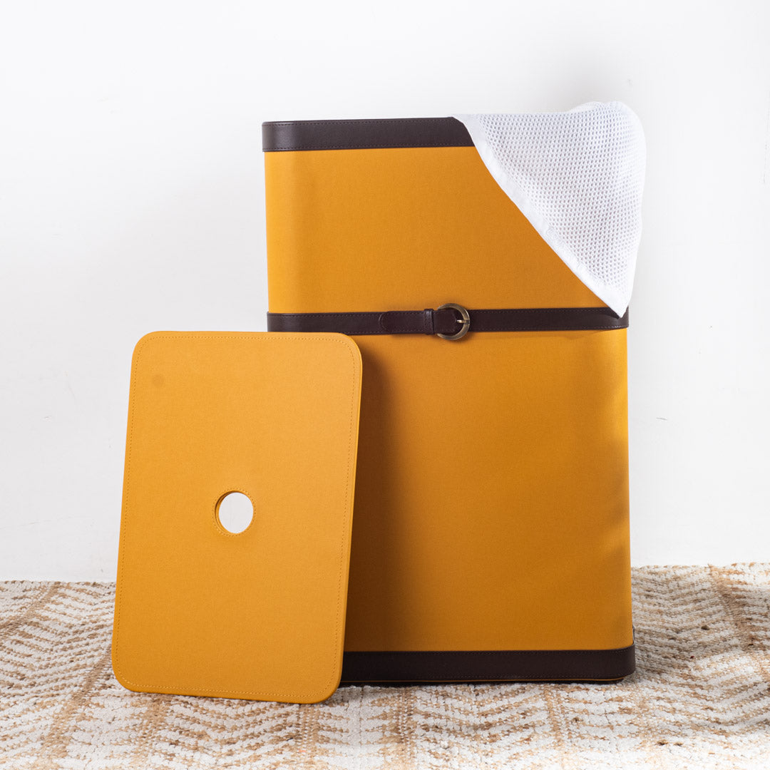 Buckle Design Laundry Box (16x11x24) Inch