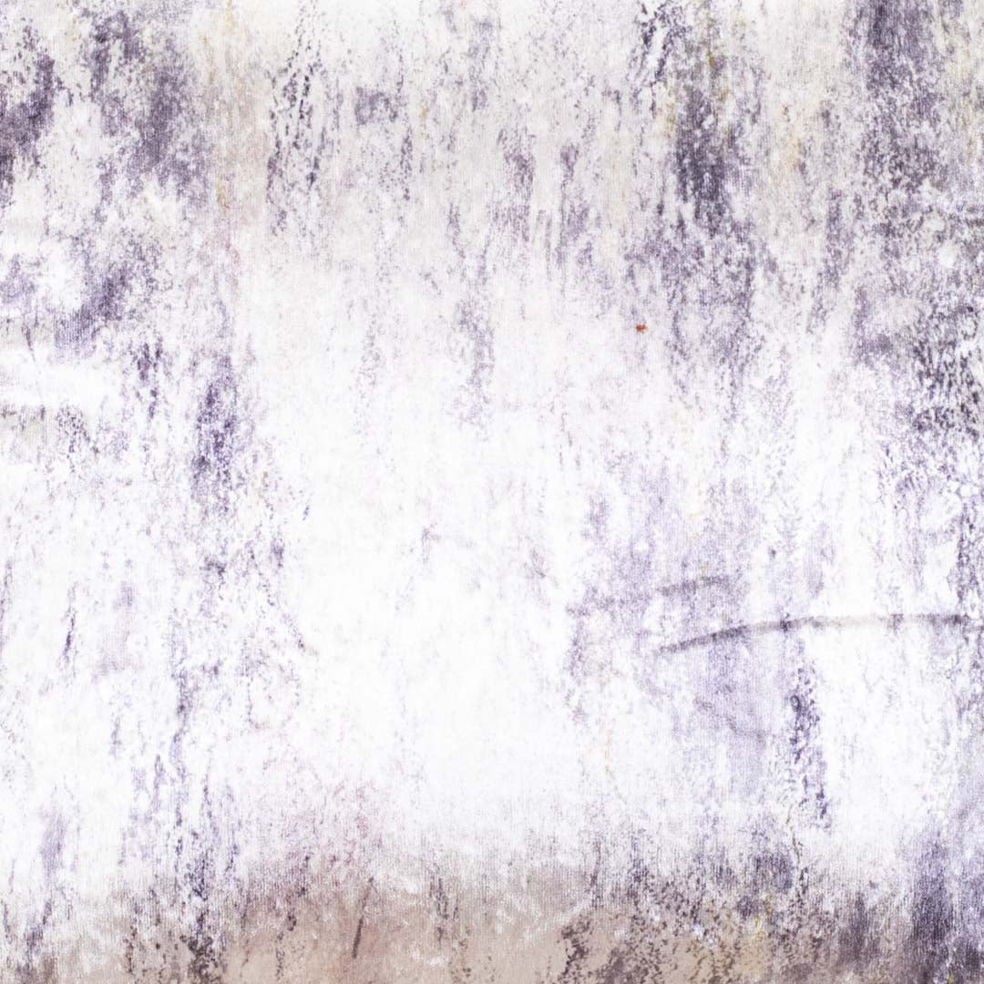 Ivory Mist Abstract Glossy Velvet &amp; Satin Cushion Cover – 16x16 Inch-DGN-4