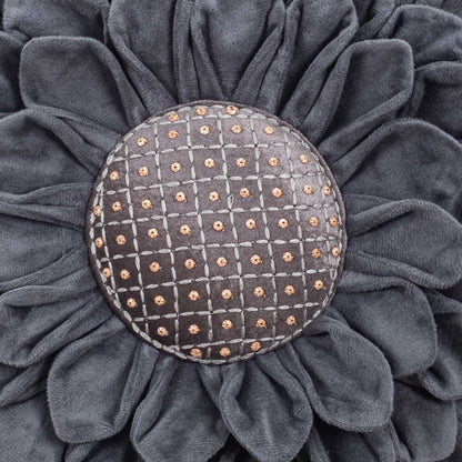 Luxe Velvet Sunflower Cushion Cover
