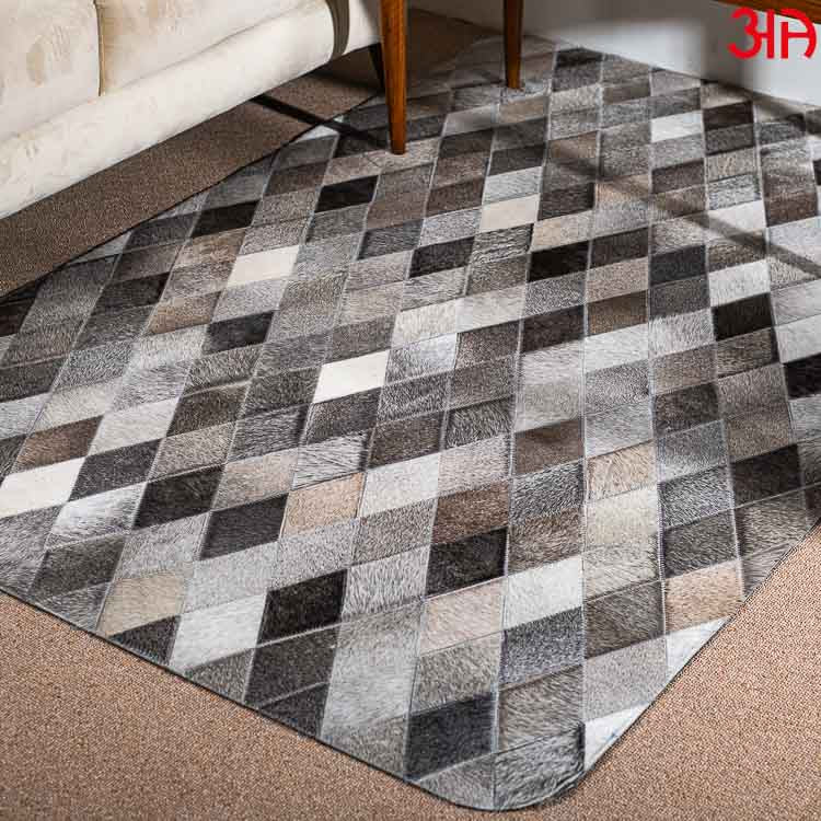 Modern Leather Carpet (4x6) Feet