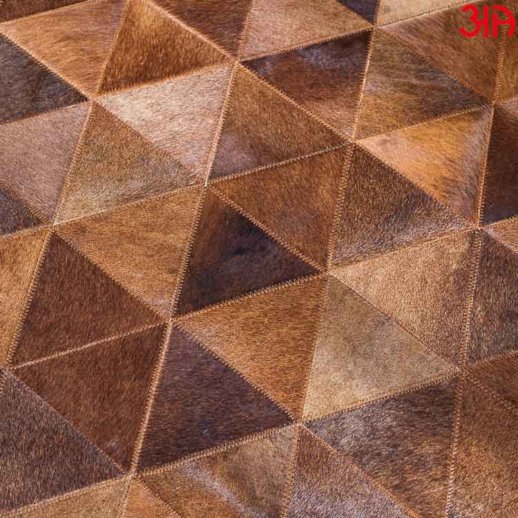 Brown Leather Carpet (4x6) Feet