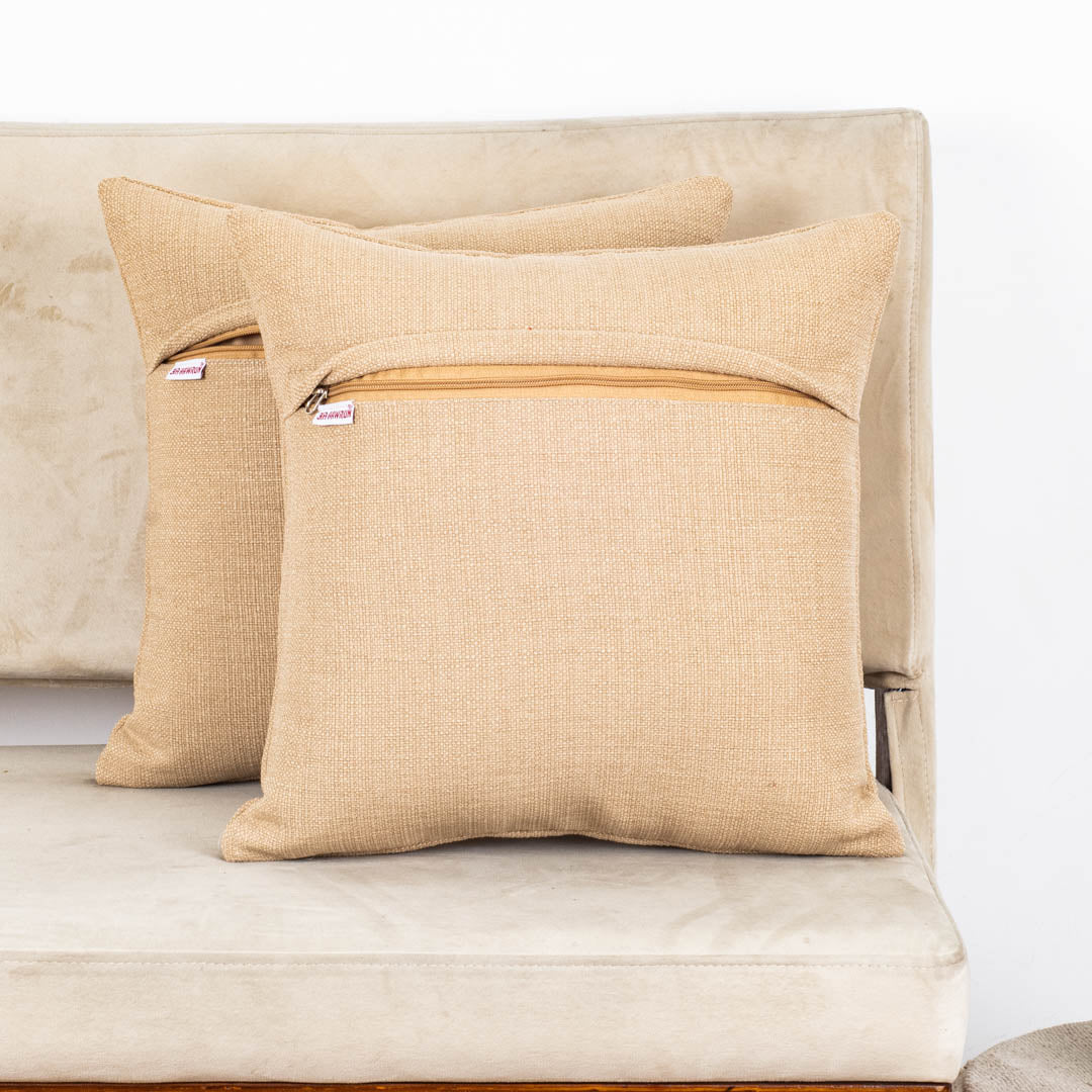 MR. RAJASTHAN And MRS. RAJASTHAN Combo Traditional Cushion Cover