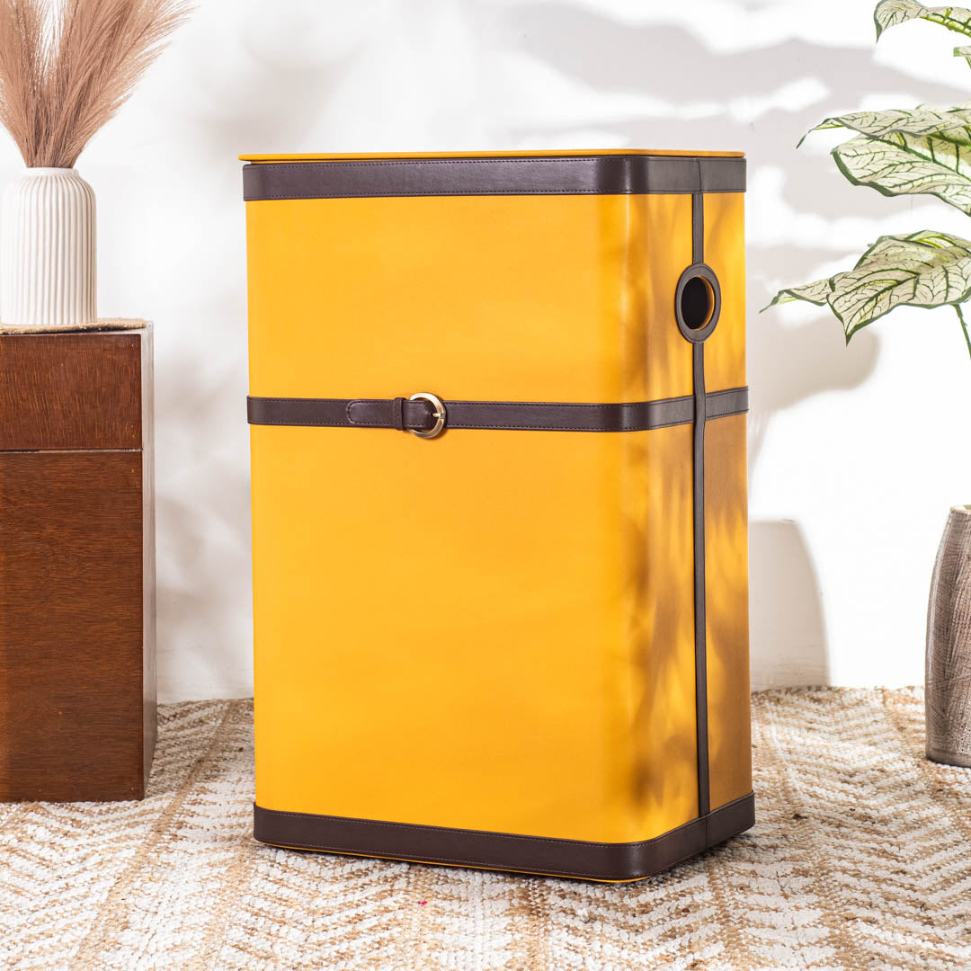 Buckle Design Laundry Box (16x11x24) Inch