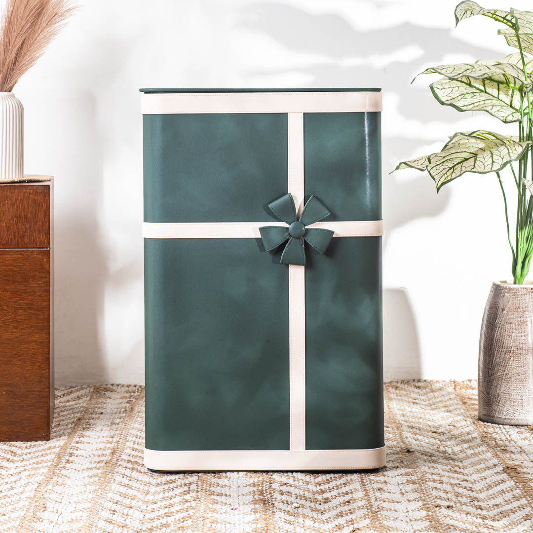 Bow Design Laundry Box (16x11x24) Inch
