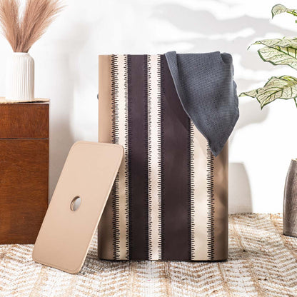 Premium Zig Zag Panel Patch Laundary Basket