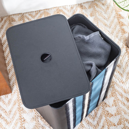 Premium Zig Zag Panel Patch Laundary Basket