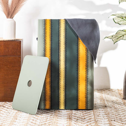 Premium Zig Zag Panel Patch Laundary Basket