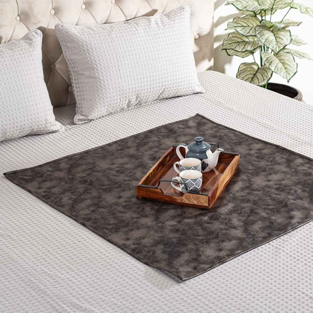 Premium Charcoal Bloom Bed Nat Design Two