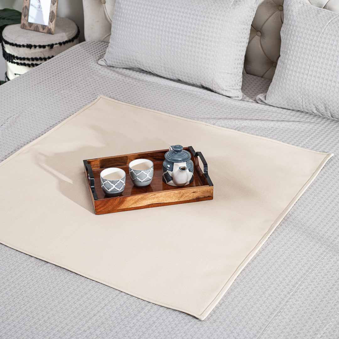 Premium Beige Breeze Bed Mat Design Nine