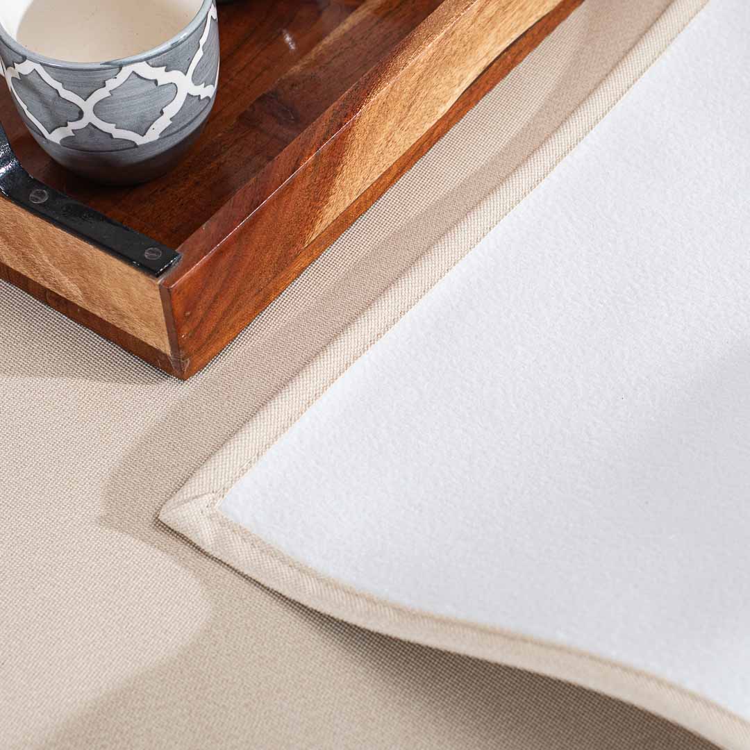 Premium Beige Breeze Bed Mat Design Nine