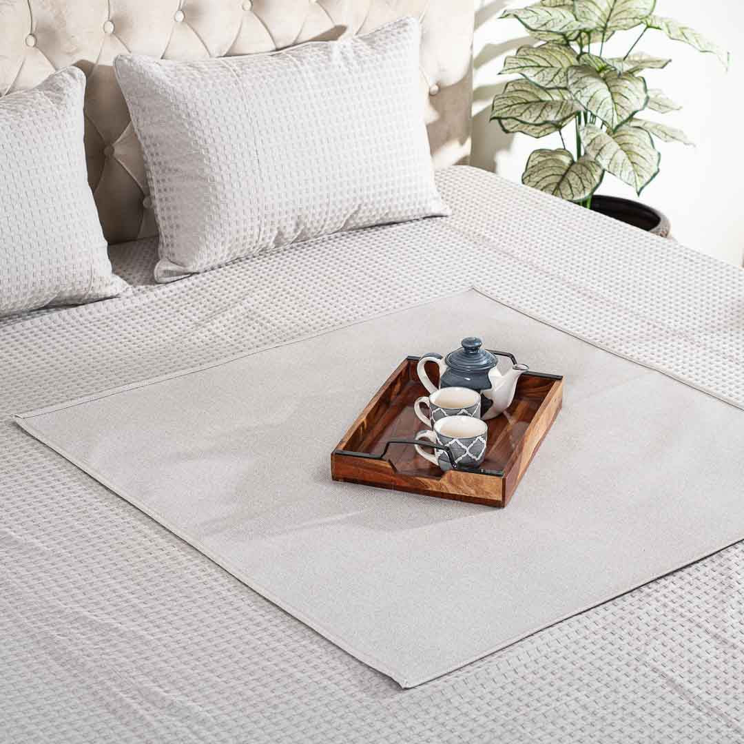 Premium Ivory Essence Bed Mat Design One