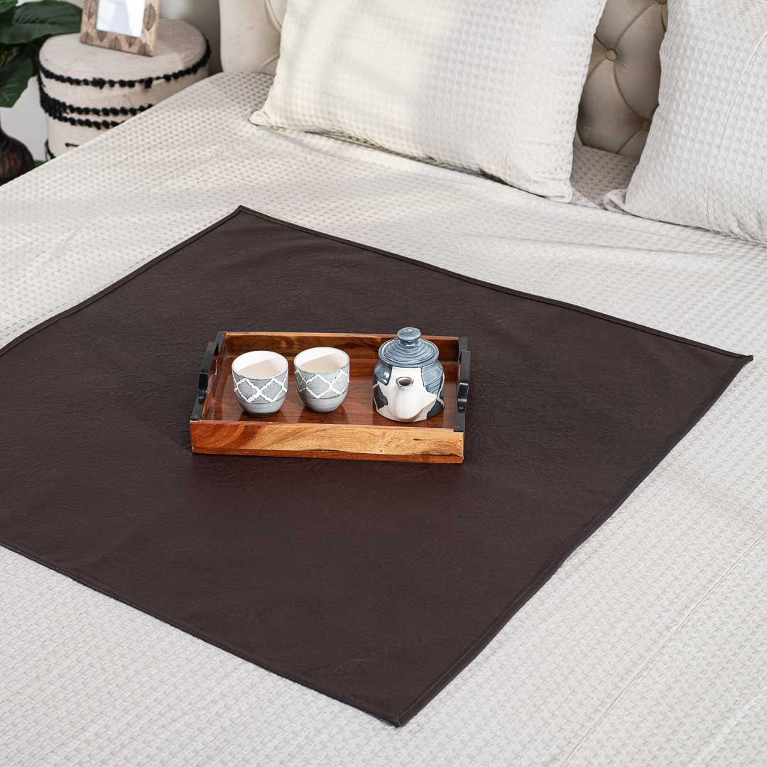 Premium Storm Black Bed Mat Design Seven