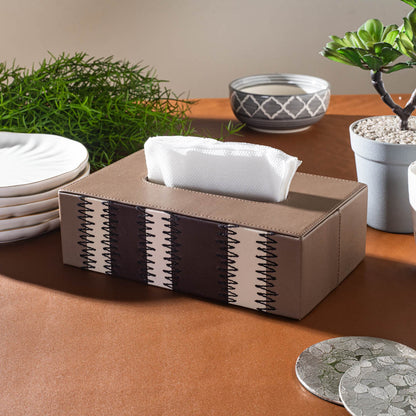 Premium Zig Zag Panel Patch Tissue Box