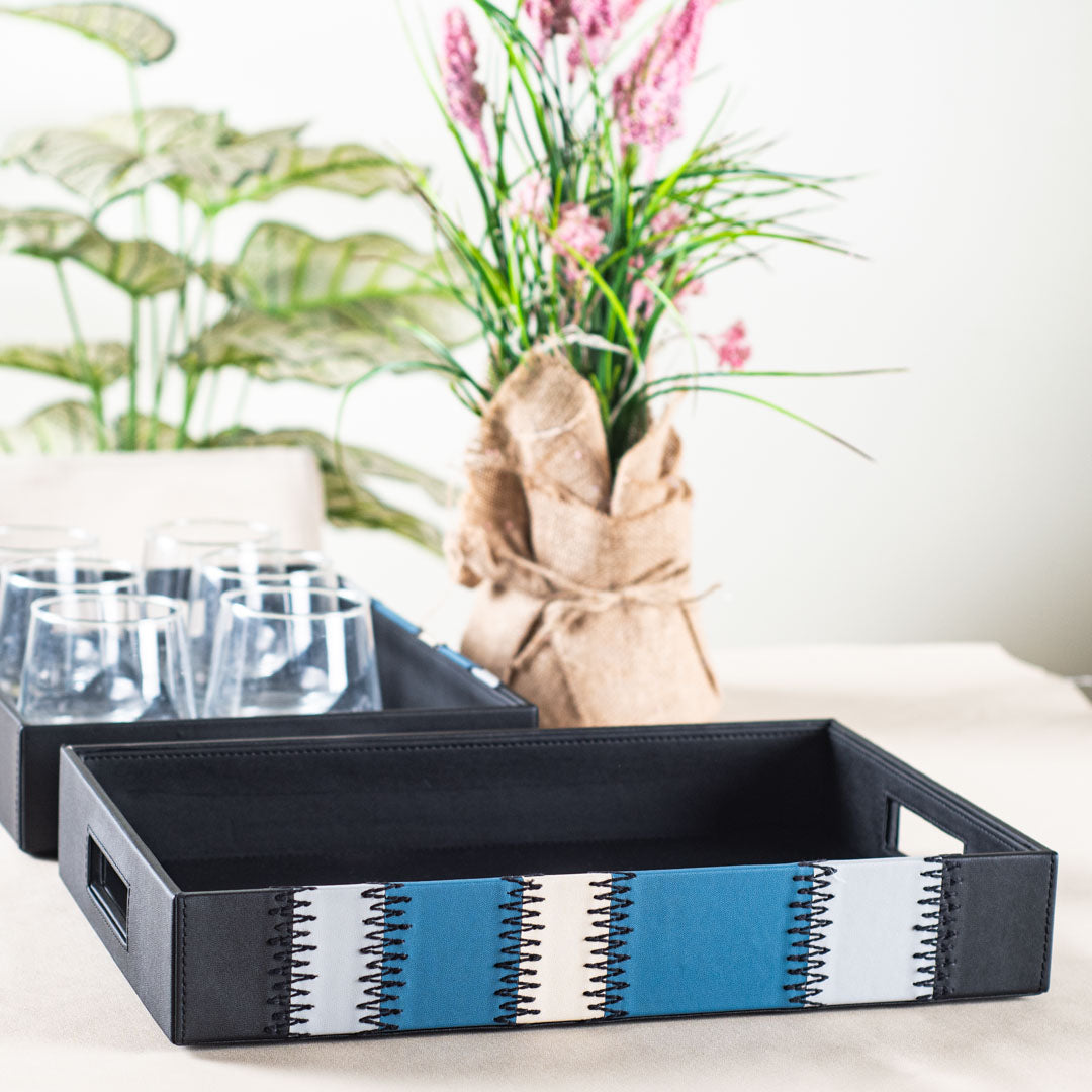 Blue Premium Zig Zag Panel Patch Tray