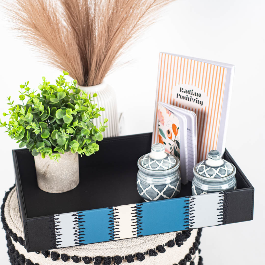 Blue Premium Zig Zag Panel Patch Tray