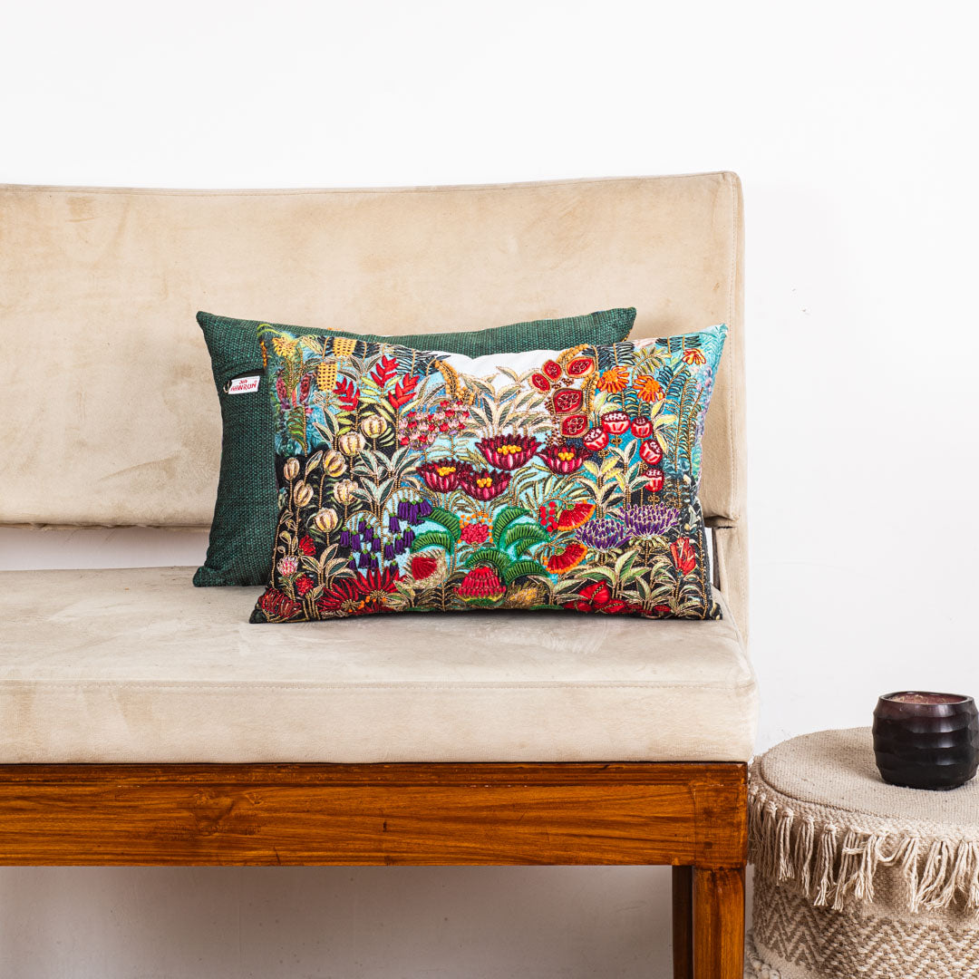 Premium Mystic Garden Cushion Cover