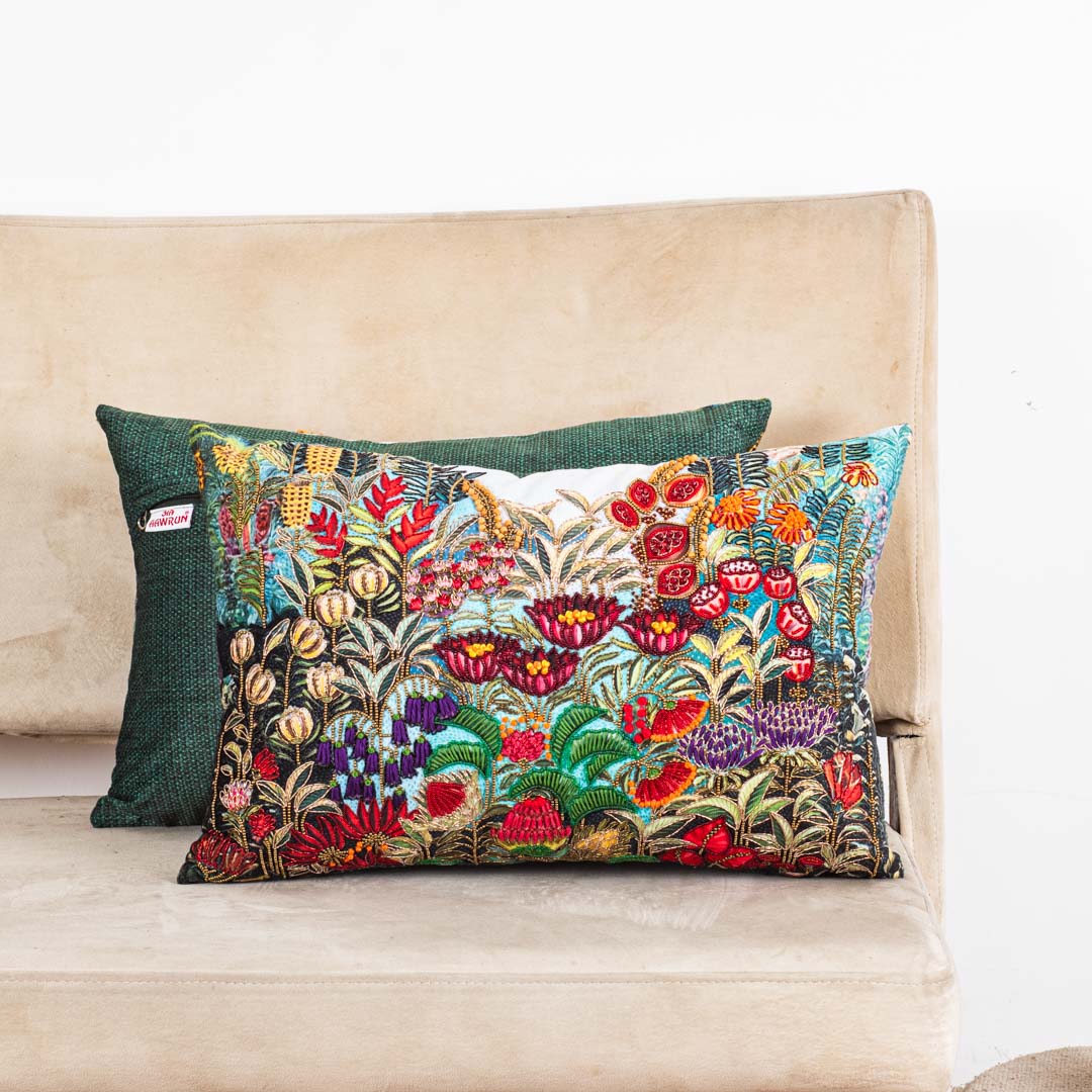 Premium Mystic Garden Cushion Cover