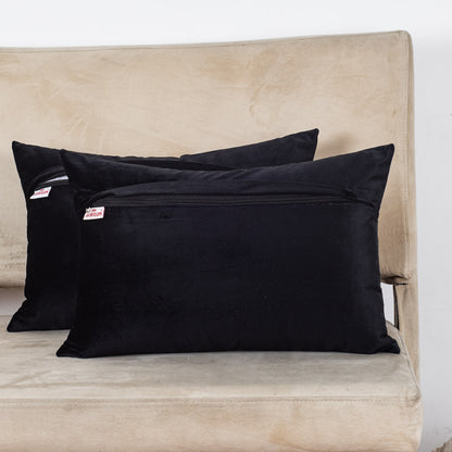 Luxury Botanical Cushion Cover with Artistic Floral Design
