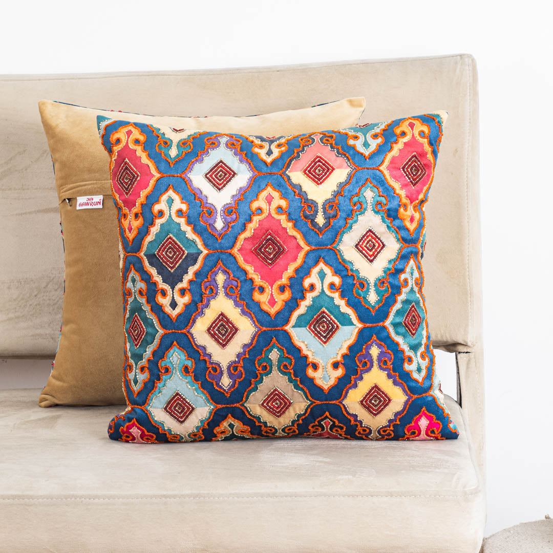 Designer Moroccan Pattern Cushion Cover for Sofa &amp; Living Room