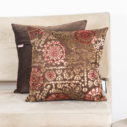Luxury Ethnic Motif Cushion Cover for Elegant Interiors