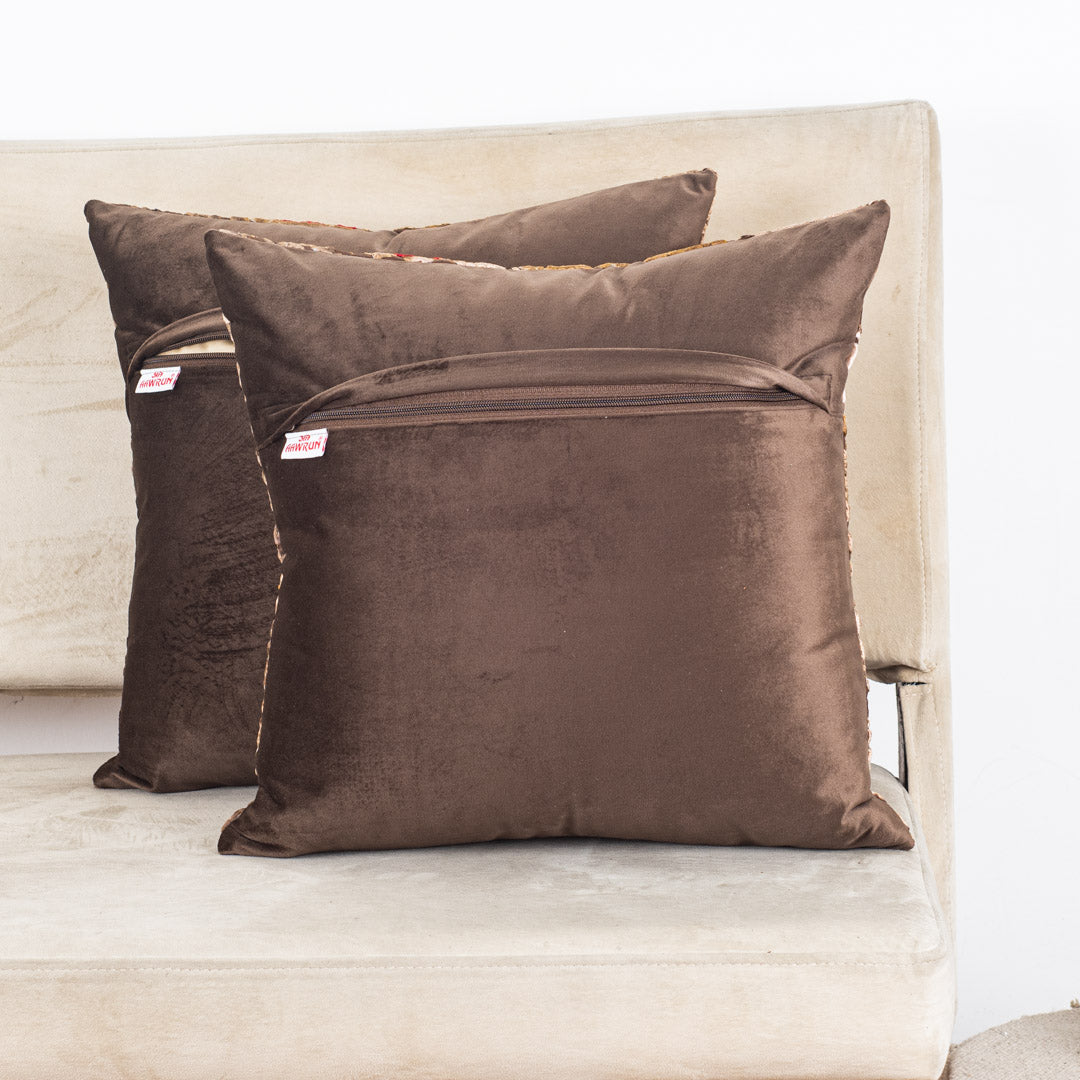 Luxury Ethnic Motif Cushion Cover for Elegant Interiors