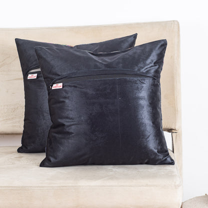 Luxury Jungle Theme Cushion Cover with Exotic Bird Artwork