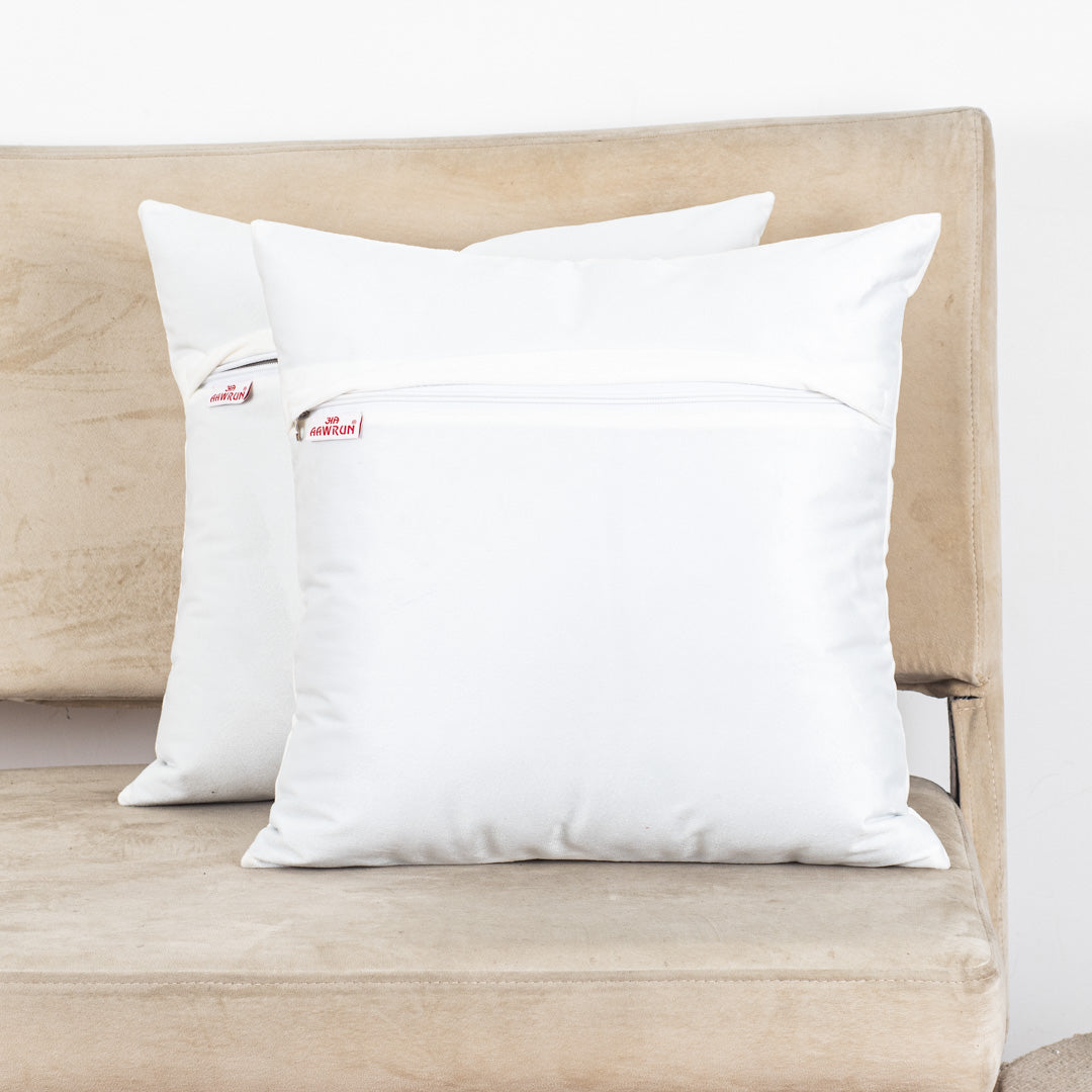 Designer Lily Flower Cushion Cover for Sofa &amp; Living Room